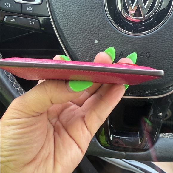 Kate Spade Red and Pink Heart Card Holder - Picture 4 of 7